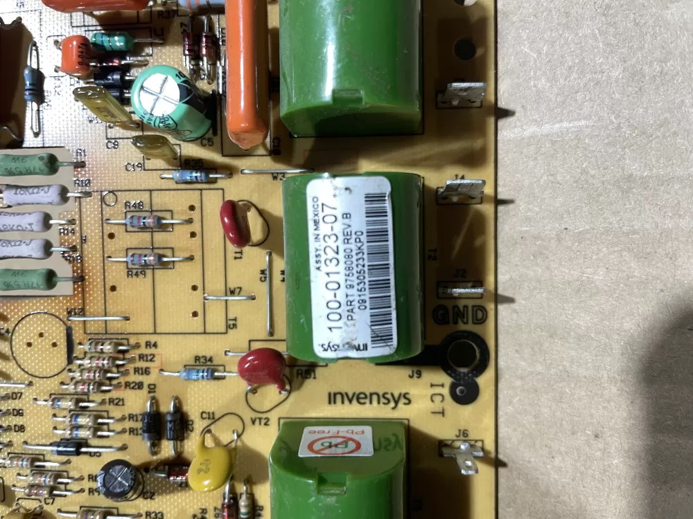 Whirlpool Amana 100 01323 07 9758080 Range Control Board AZ77233 | Wm2098