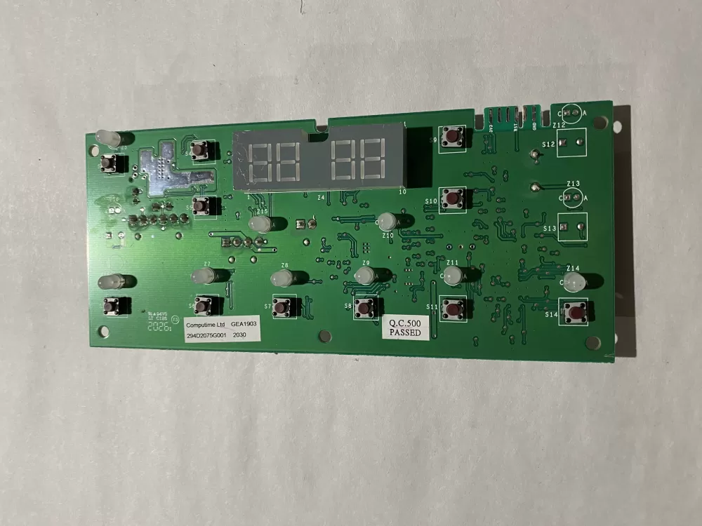GE 294D2075G001 Refrigerator Control Board Fast Yr