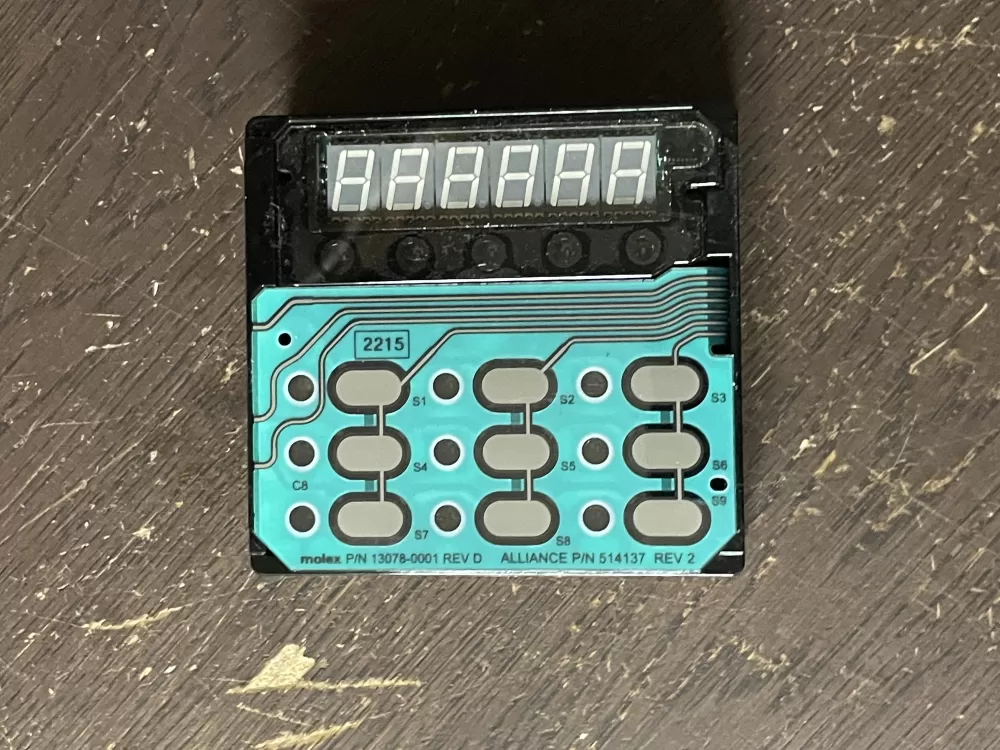 Speed Queen D515807 514137 Dryer UI Control Board AZ46102 | Wm659