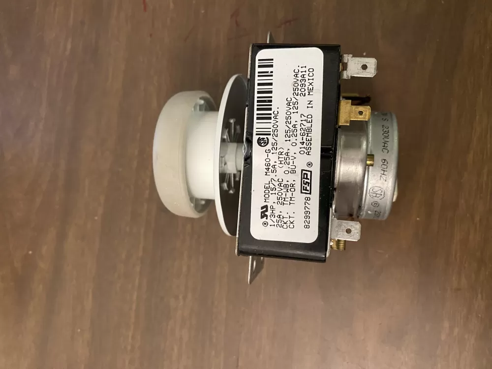Whirlpool  Kenmore  Inglis  Estate  Amana WP8299778  AP6012586  8299778  909729  PS11745796 Washer Timer