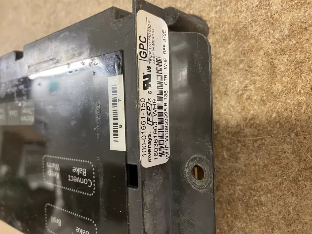 Whirlpool W10833998 Range Oven Control Board AZ77458 | BK1544