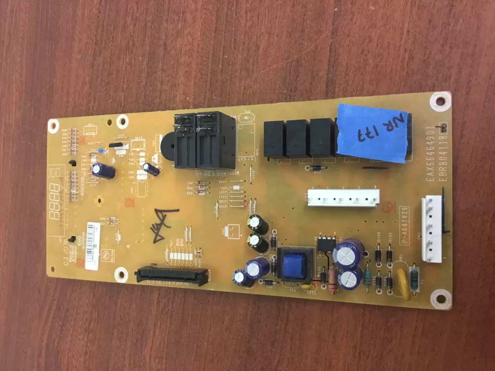 GE EBR80411806 Microwave Control Board Wb56x38145 Panel AZ32795 | NR177