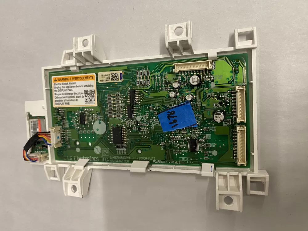 LG EBR85194701 Agl74115160 Washer Control Board AZ224092 | BK1678