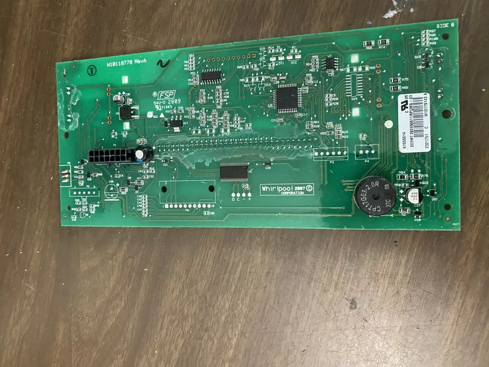 Whirlpool W10179143 2321751 Refrigerator Display Control Board AZ56056 | BK1989
