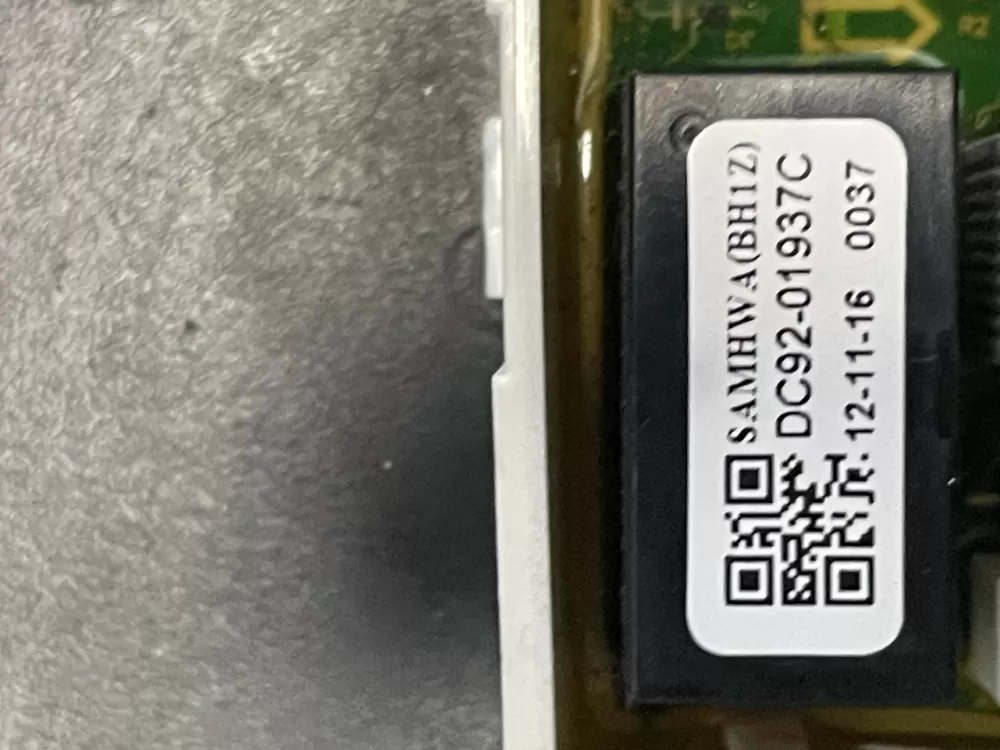 Samsung DC92 01937C Washer Control AZ20618 | WMV234