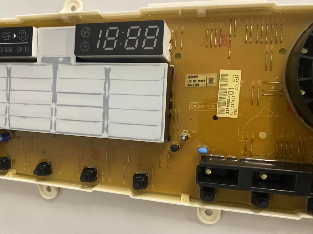 LG EBR80501001 EAX64809403 Washer Control Board AZ202692 | BKV901