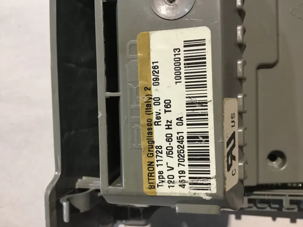 Whirlpool 4619 70252451 Washer Control Board Bitron Grugliasco AZ149904 | BGV770