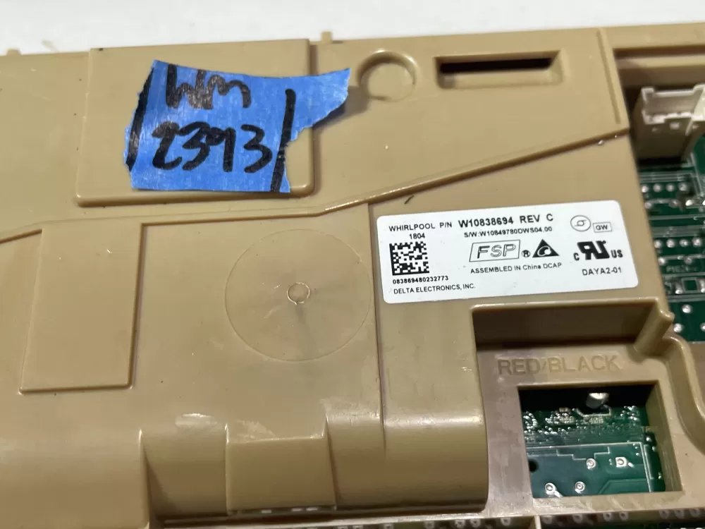 Maytag W10838694 W10892798 Dishwasher Control Board AZ142308 | Wm2393