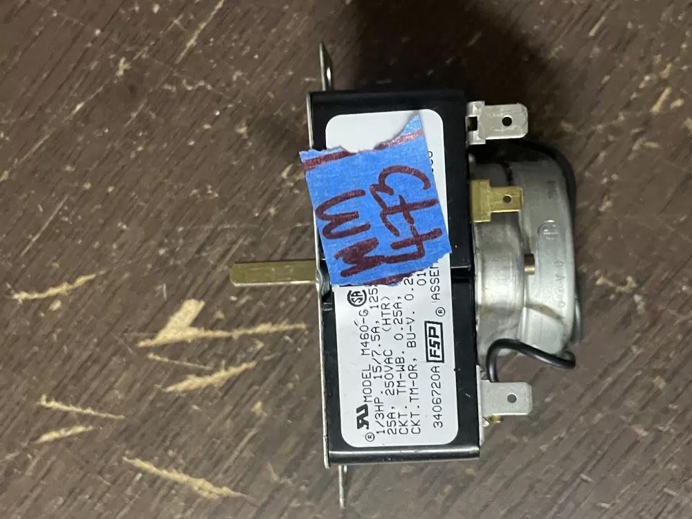 Whirlpool 3406720A PD00055932 3406720 529119 Dryer Timer AZ39262 | Wm473