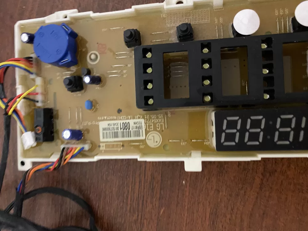 LG EBR81170801 Dryer Control Board Panel AZ27617 | BK246