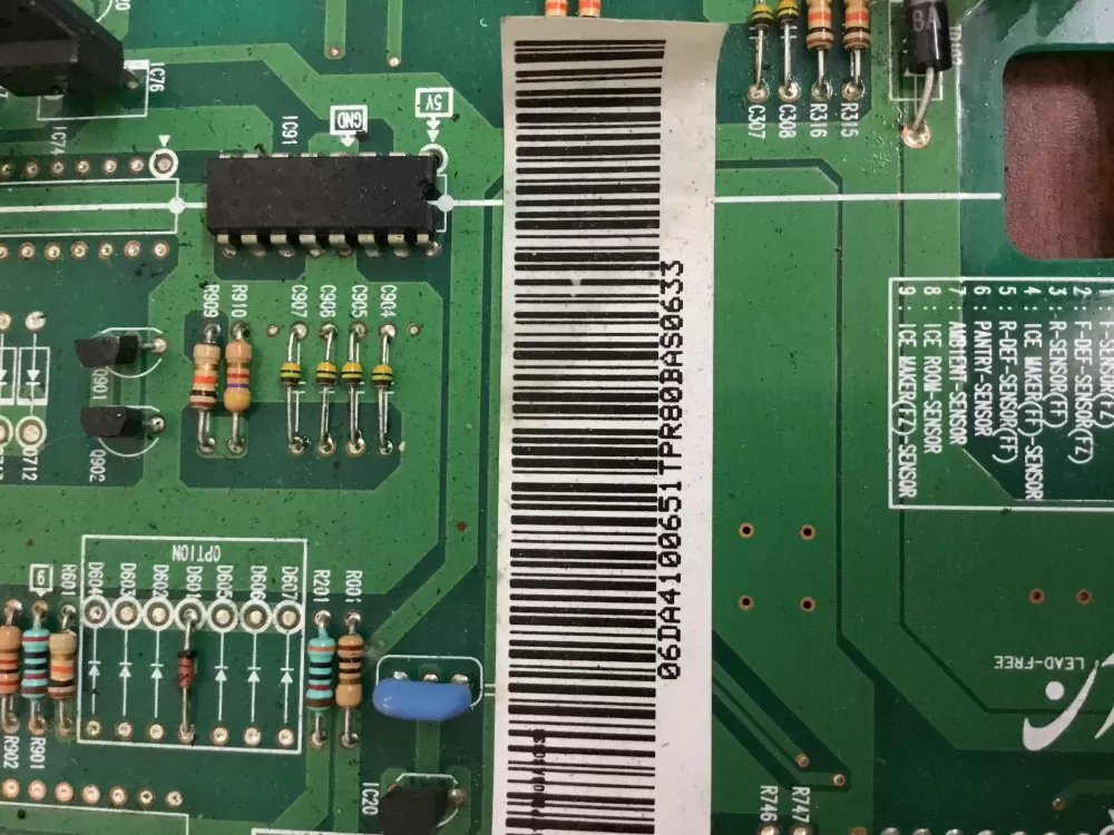 Samsung DA41-00651T Refrigerator Control Board AZ34568 | NR287