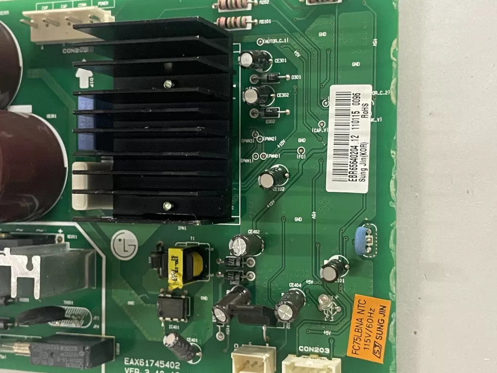 LG Kenmore AP5604149 EBR65640204 Refrigerator Control Board AZ122253 | KM1486