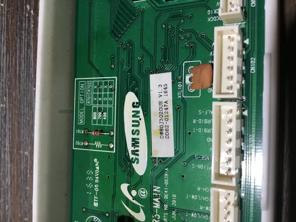 Samsung DD82 01247A AP5967364 4001405 Dishwasher Control Board AZ52965 | NR1838