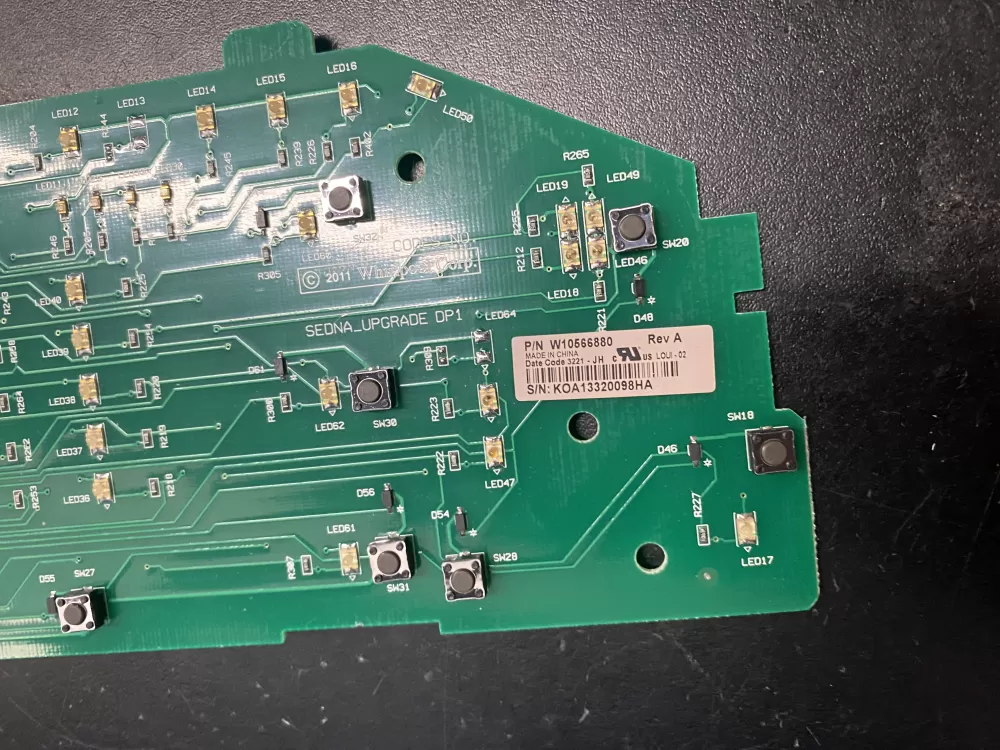 Whirlpool W10566880 Washer Control Board AZ21575 | BK1192
