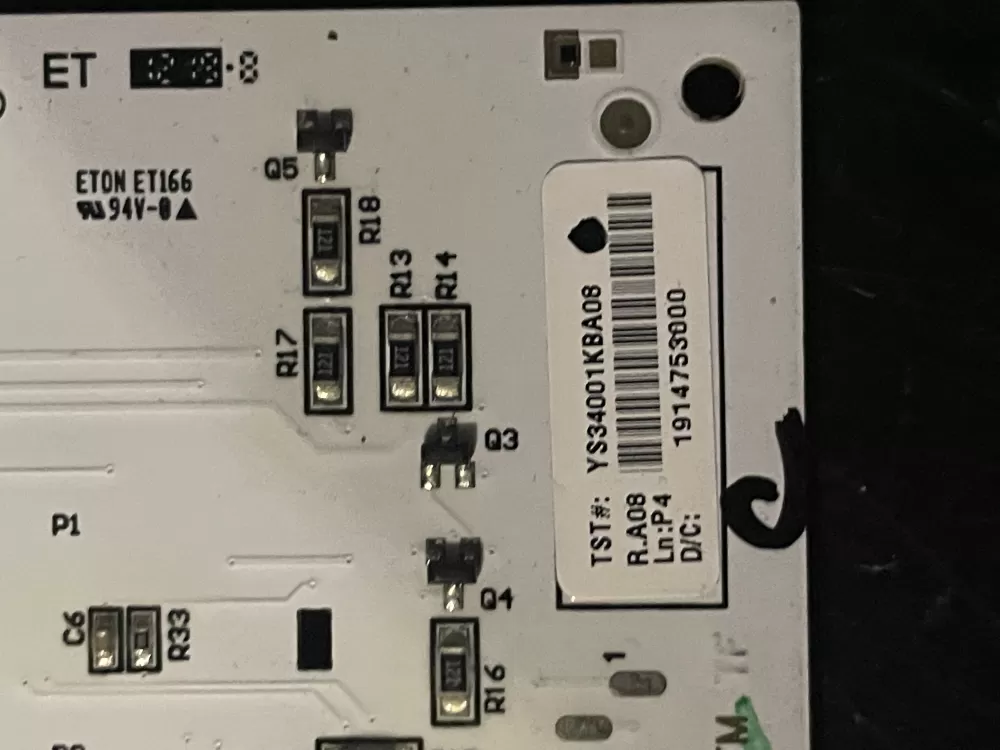 Whirlpool 1914753000 P34001A3Z Washer Control Board AZ38281 | Wm512