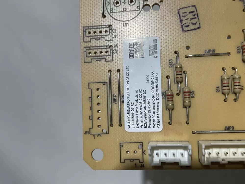 Frigidaire A05191201/E Refrigerator Control Board AZ188705 | Wm1539