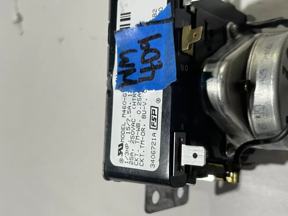 Whirlpool 3406721A AP3097855 3406721 WE04X10051 Dryer Timer  AZ166543 | Wm409