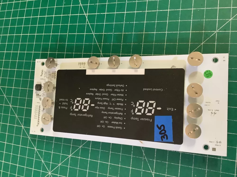 Frigidaire A05860726/A Refrigerator Control Board Display AZ196390 | NR305