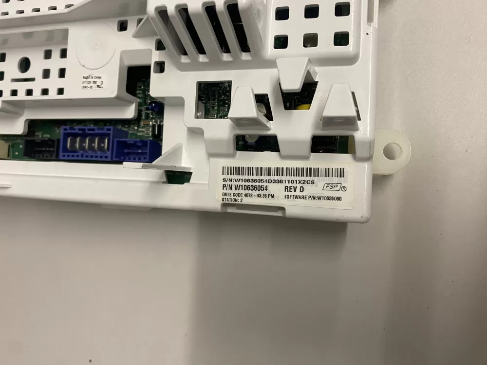 Whirlpool Maytag Admiral W10636054C Washer Control Board AZ226586 | BK2010