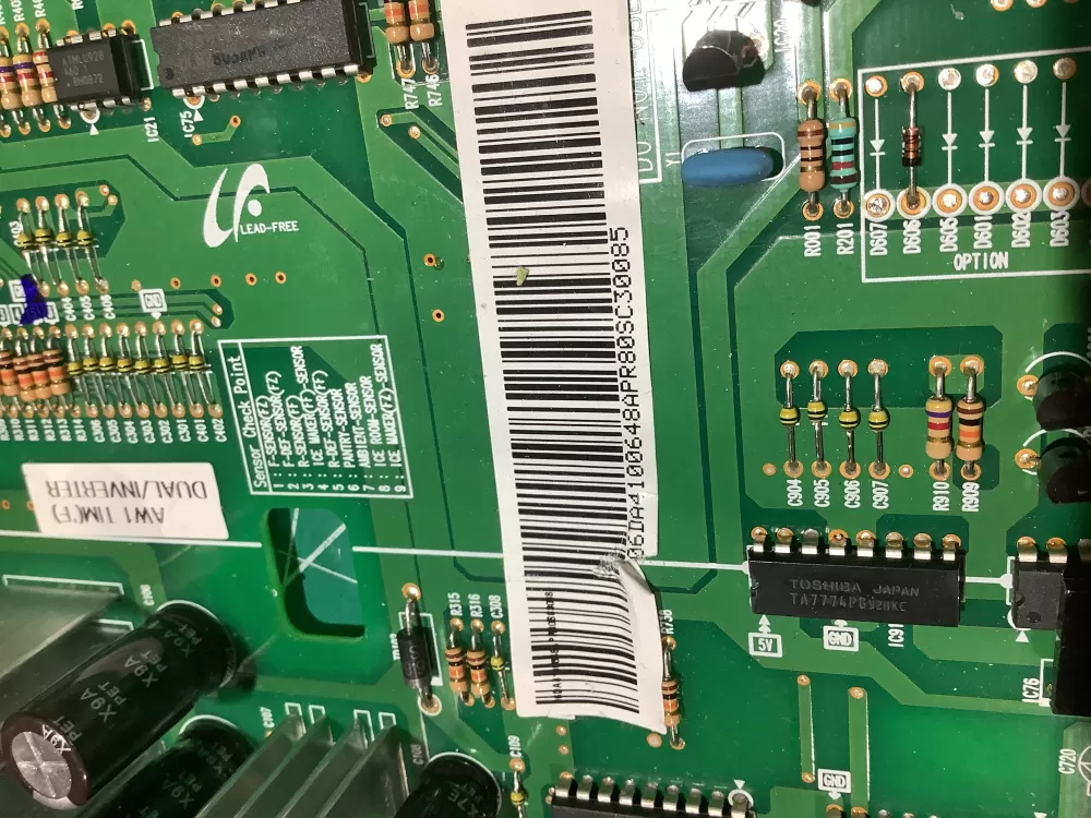 Samsung DA41 00648A Refrigerator Control Board AZ178921 | ARV110
