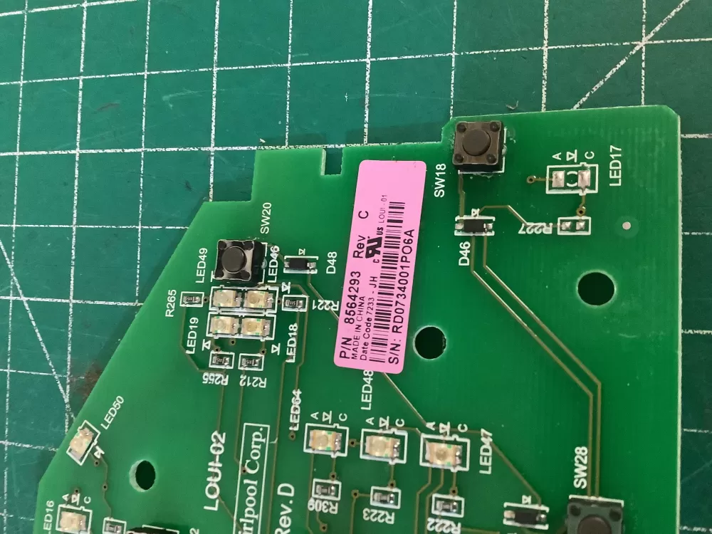 Whirlpool 8564293 8563974 Dryer Control Board AZ201861 | NR363