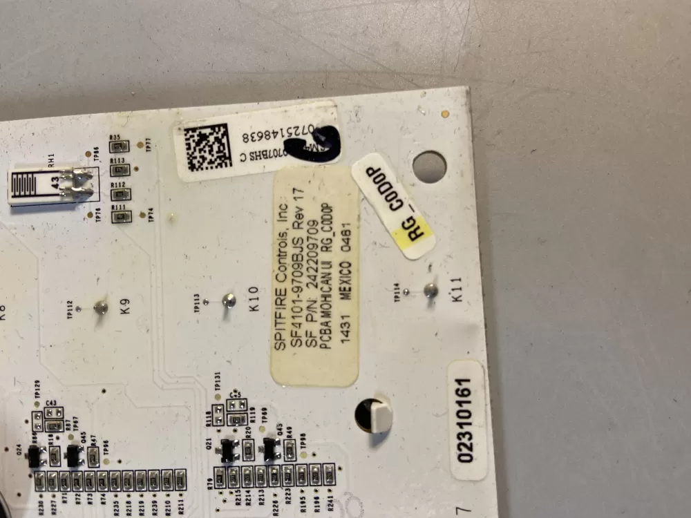 Frigidaire 242209709 SF4101-9709BMRC Control Board AZ104259 | BG1745