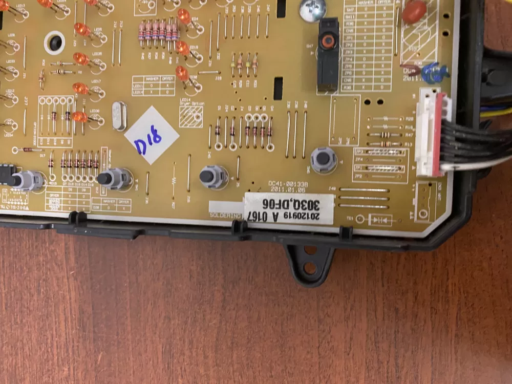 Samsung DC92 00303Q Dryer Control Board AZ48993 | BKV449