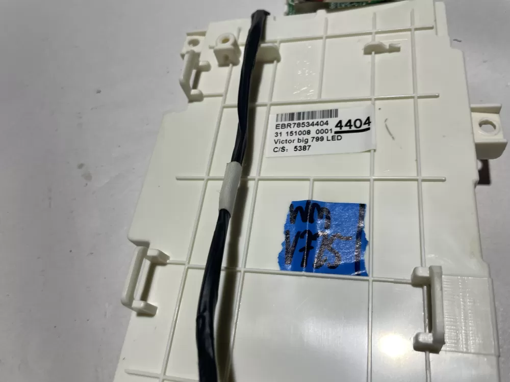 LG EBR78534404 Washer Control Board AZ125856 | Wmv725