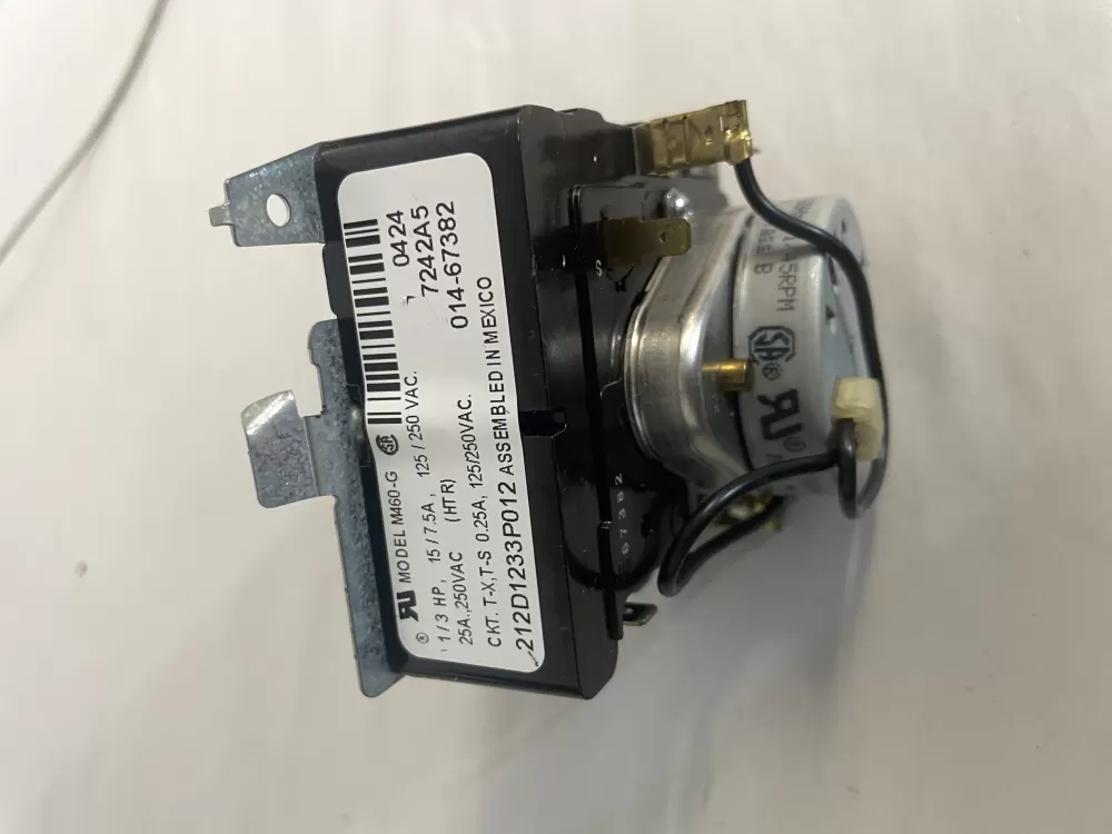 GE 212D1233P012 WE4M364 Dryer Timer AZ213741 | Wm2739