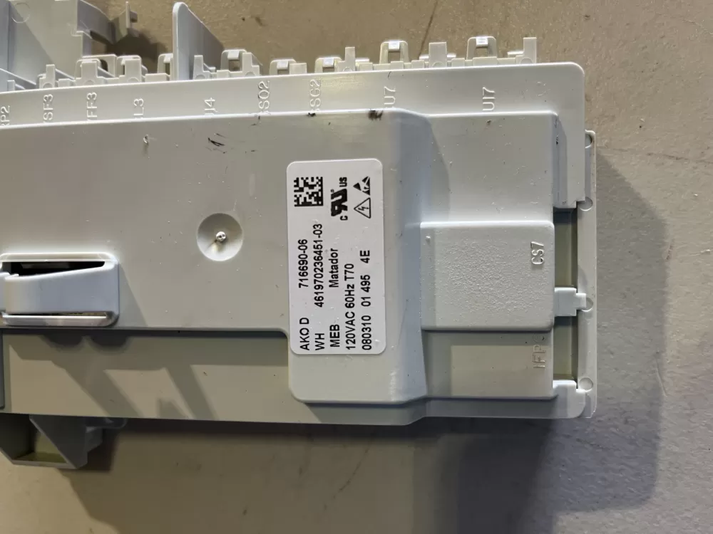 Whirlpool 461970236451-02 Washer Control Board AZ41362 | V412