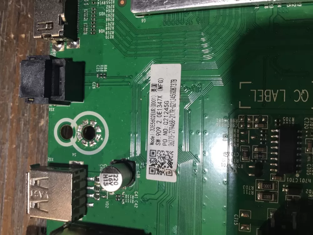 Hisense G21245G TV Control Board AZ53713 | NR1903