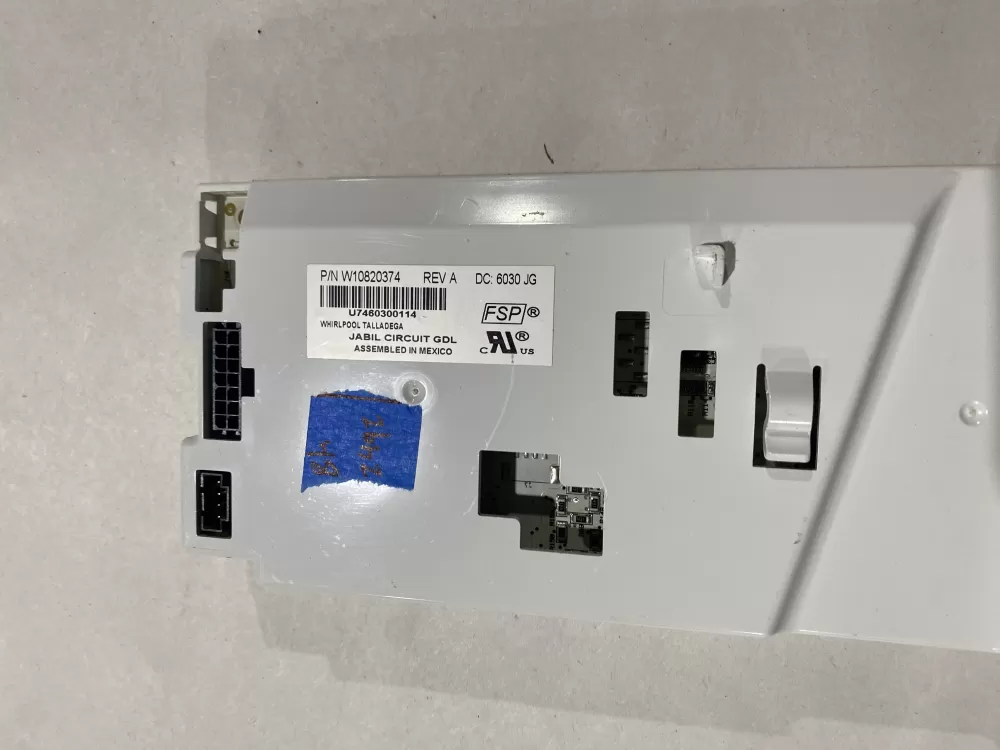 Whirlpool W10820374 W10848301 Refrigerator Control Board AZ149528 | BK2492
