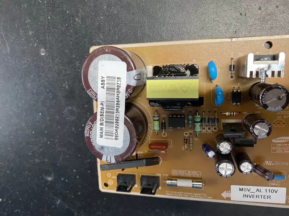 Samsung DA92-00215R Refrigerator Inverter Control Board AZ21228 | BK626