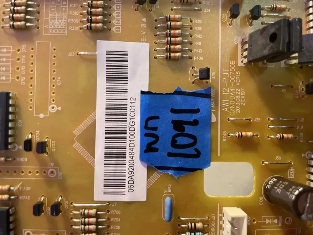 Samsung DA92 00484D DA9200484D Refrigerator Control Board AZ195841 | Wm1091