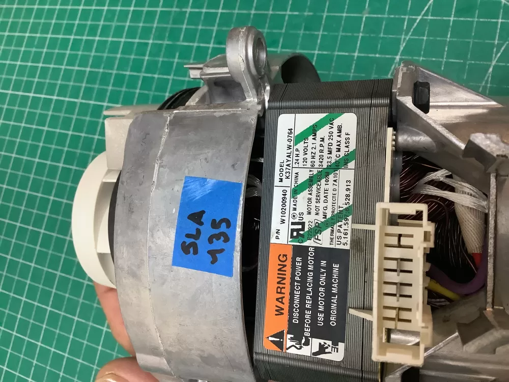 Whirlpool W10226459 W10200940 Dishwasher Pump Motor AZ226416 | SLA144