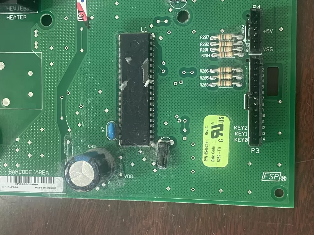 Whirlpool WP8546219 Dryer Control Board AZ39707 | KM326