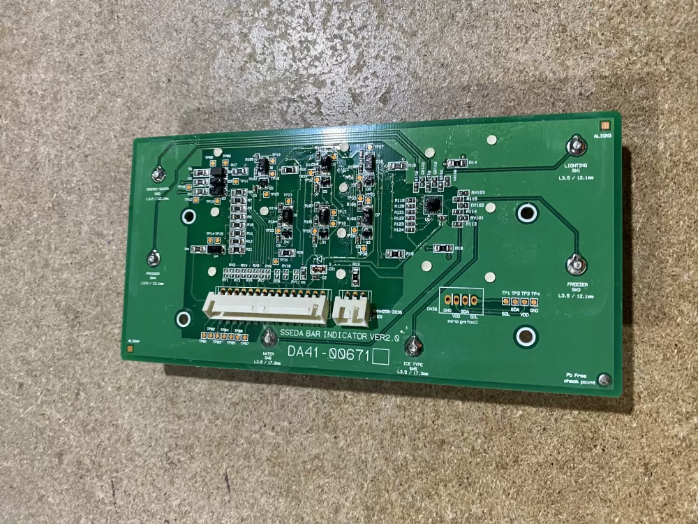 Samsung DA41-00671 Refrigerator Control Board AZ65626 | BK2112