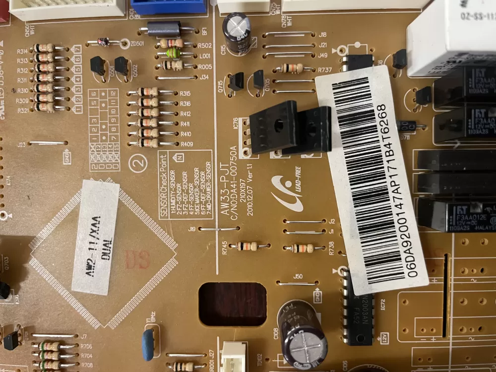 Samsung DA92 00147A DA41 00750A Refrigerator Control Board AZ50656 | KM1874
