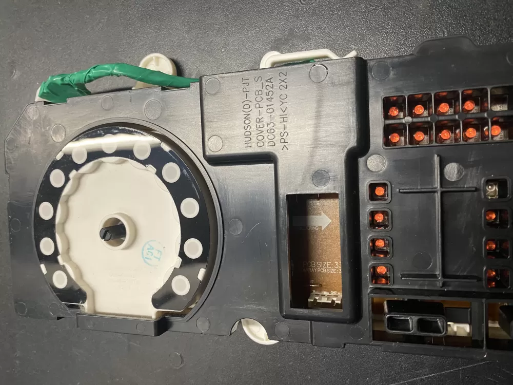 Samsung DC92-01026B Dryer Control Board UI PCB Assembly AZ13282 | BKV132