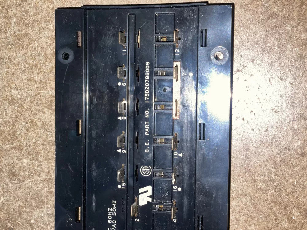 GE 175D2078G005 Dryer Push Button Selector Switch AZ24862 | KM352