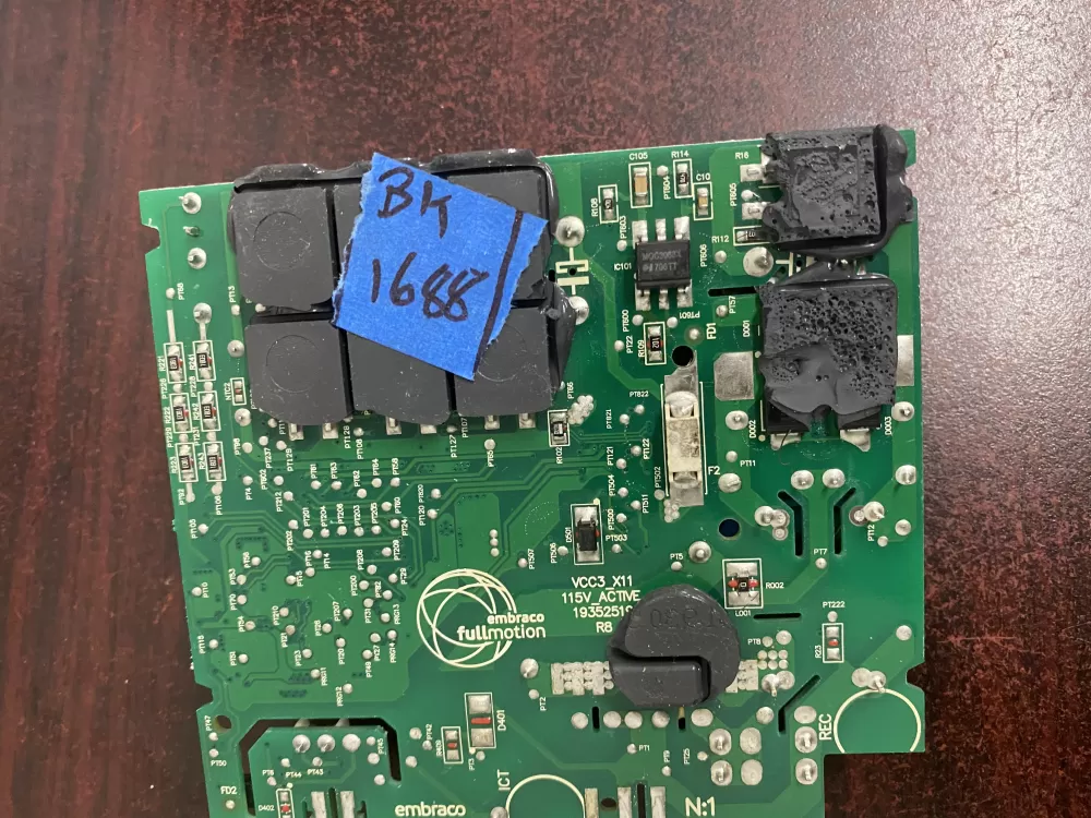 KitchenAid VCC3 1156 X2 Vcc3 Refrigerator Control Board AZ33921 | BK1688