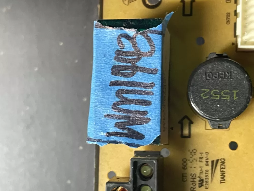 Samsung DC41 00257A Dryer Control Board AZ6475 | WM1443