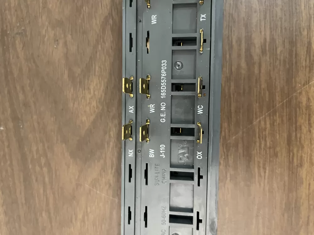 GE Hotpoint 165D5576P033 Dishwasher Button Control Panel AZ37444 | KM455