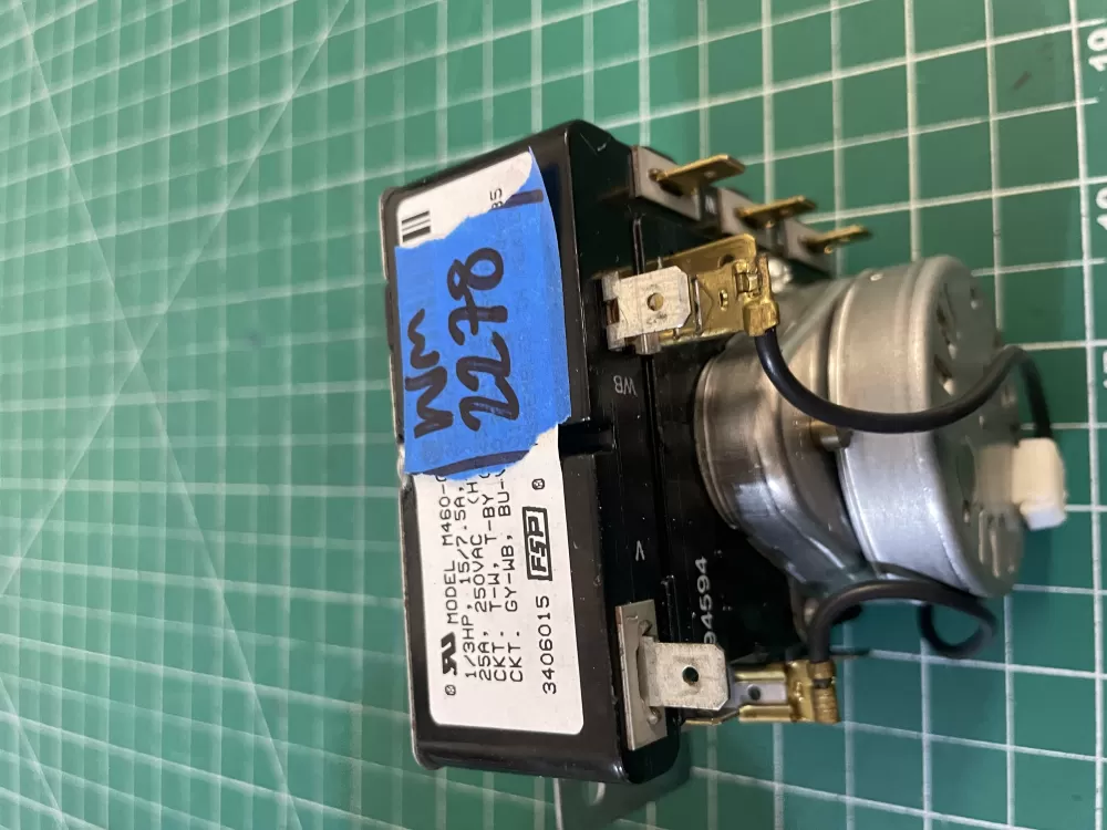Kenmore 3406702A WP3976576 3406015 3406702 3976576 Dryer Timer AZ206858 | Wm2278