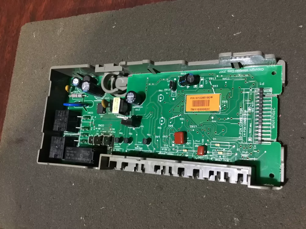 Whirlpool  Maytag  KitchenAid  Kenmore AP6018711 W10130967 W10208673 W10285180 WPW10285180 PS11752013 Dishwasher Control Board