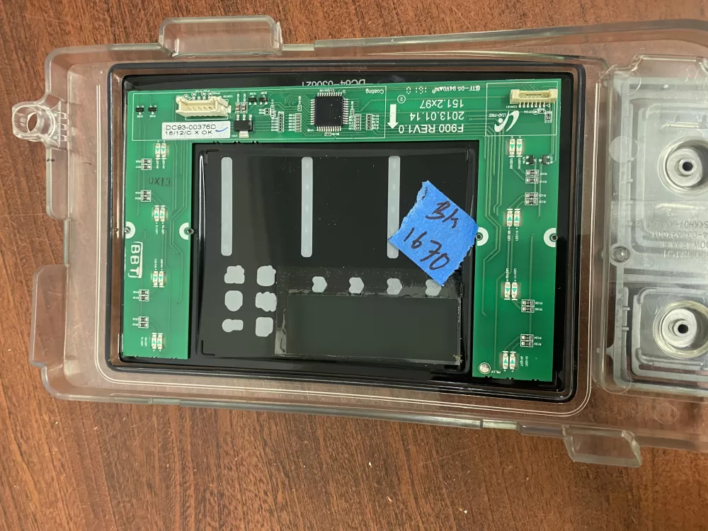 Samsung DC92-01607J DC94-06643A Dryer UI Control Board AZ48031 | BK1670