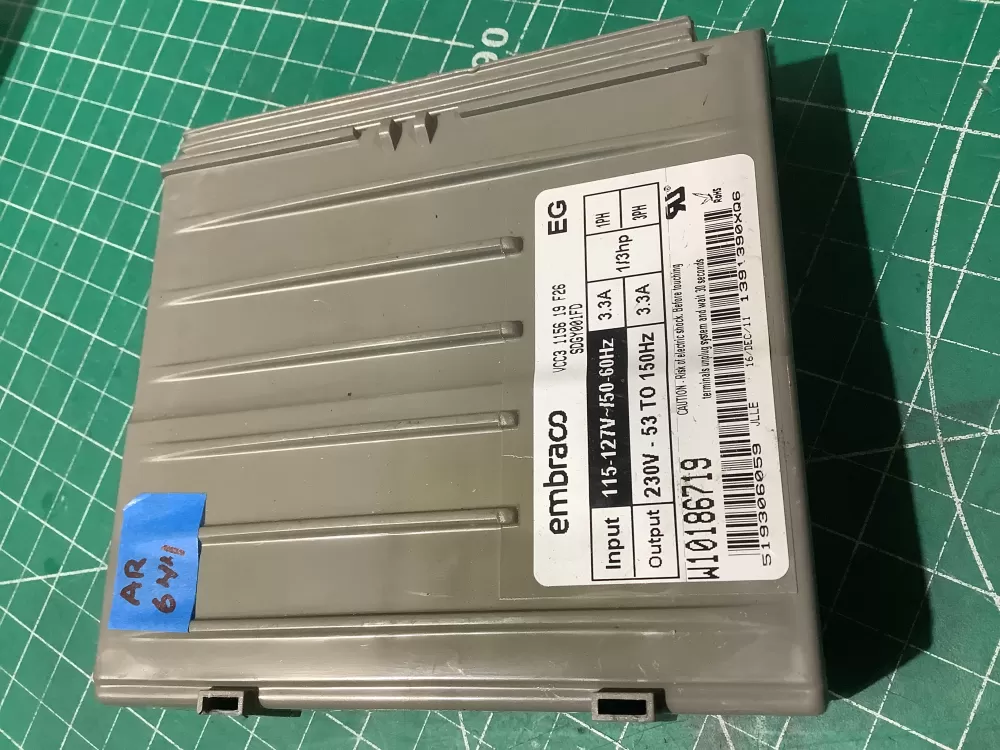 Whirlpool W1089391 Refrigerator Compressor Inverter Control AZ196739 | AR644
