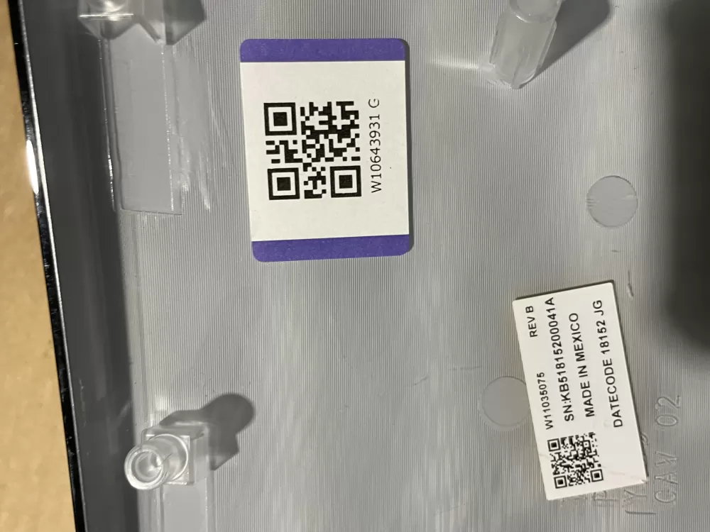 Whirlpool Kenmore W10643930 W106439301 Control Board Overlay AZ86847 | Wmv28