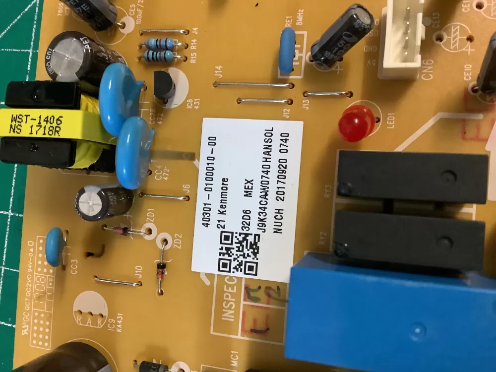 Kenmore 40301 0100010 01 00 Refrigerator Control Board AZ225329 | NR339