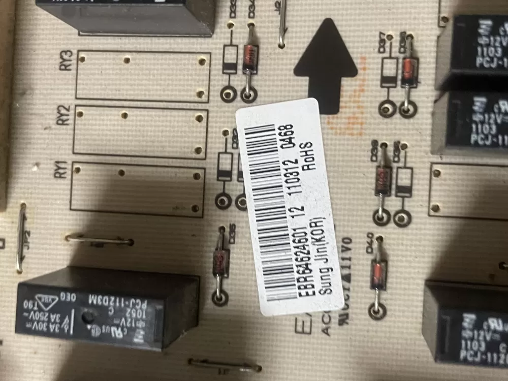 LG EBR64624501 EBR64624601 Range Control Board Relay Power AZ46646 | Wm678